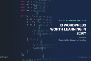 is WordPress worth learning in 2026 - digital marketer at laptop
