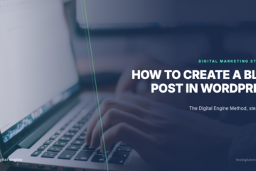 how to create a blog post in WordPress step by step guide