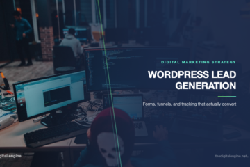 WordPress lead generation machine - forms funnels and tracking